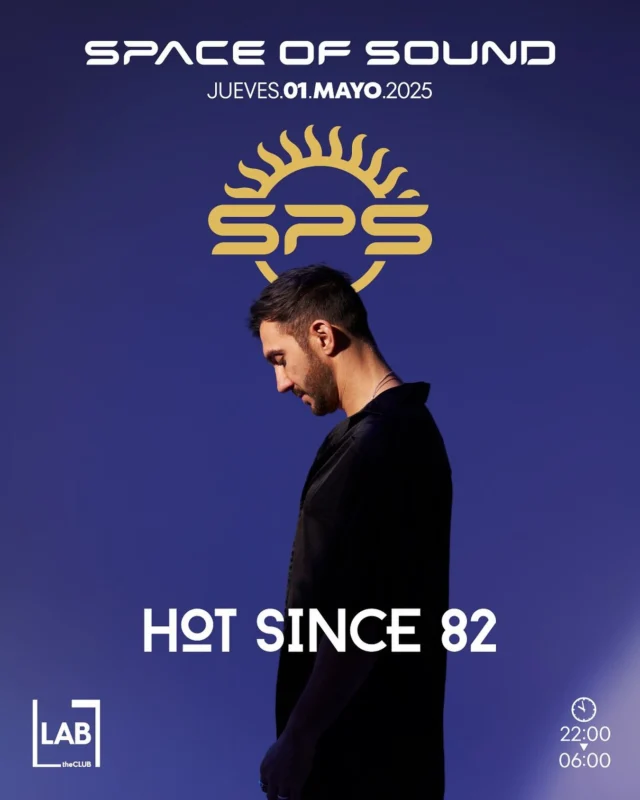 🔥 S 0 R T E 0 HOT SINCE 82 EN SPACE OF SOUND 🔥
Apunta bien esta fecha, el regreso de Hot Since 82 a #LABtheCLUB 
📍J01MAYO en #SpaceOfSound y para celebrarlo, sorteamos 4 ENTRADAS DOBLES 👊

¿Quieres participar en el sorteo?
👉 Sigue @space_ofsound
👉 Menciona a tus amigxs
👉 Cuantos más comentarios, más opciones de ganar 💪

🎟️ Tus Entradas te esperan ya en el Link de la BIO ☝️

#SPS #SonidoSpace #SpaceOfSound #LabTheCLUB #HotSince82